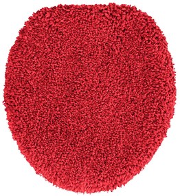 vidaXL Πατάκι μπάνιου 3 pcs Κόκκινο 50 x 50 cm Πολυπροπυλένιο