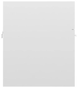 vidaXL Ντουλάπι Νιπτήρα Γυαλιστερό Λευκό 41x38,5x46 εκ από Επεξ. Ξύλο