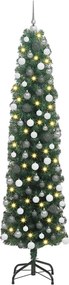 vidaXL Τεχνητό Χριστουγεννιάτικο Δέντρο με 300 LED Πράσινο 180 cm