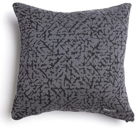 Μαξιλαροθήκη Διακοσμητική Athos Classic Graphite-Black Aslanis Home 45X45 Βαμβάκι-Chenille