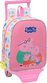 Σχολική Τσάντα Peppa Pig Baby pig Πολύχρωμο 22 x 27 x 10 cm