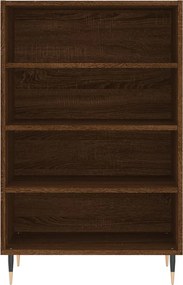 vidaXL Ραφιέρα Καφέ Δρυς 57 x 35 x 90 από Επεξεργασμένο Ξύλο
