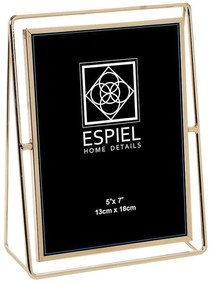Κορνίζα FAM302 13x18cm Gold Espiel Μέταλλο