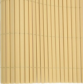 vidaXL Περίφραξη Κήπου Διπλής Όψης Κίτρινη 110 x 400 εκ.