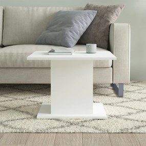 vidaXL Τραπεζάκι Σαλονιού Λευκό 55,5 x 55,5 x 40 εκ. από Επεξ. Ξύλο
