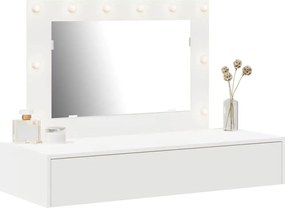 vidaXL Τραπέζι περιποίησης Λευκό 100 x 40 x 70 εκ. Επεξεργασμένο ξύλο