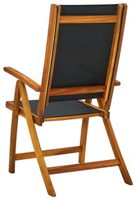 vidaXL Σετ Τραπεζαρίας Εξωτερικού Χώρου 7 τεμ. από Μασίφ Ξύλο Ακακίας