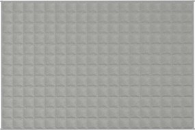 vidaXL Κουβέρτα Βαρύτητας Γκρι 120 x 180 εκ. 5 κ. Υφασμάτινη