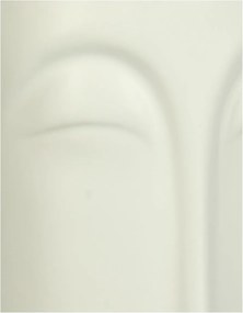 Βάζο ArteLibre Πρόσωπο Λευκό Κεραμικό 12x15.8x28.5cm