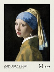 Αναπαραγωγή The Girl with a Pearl Earring (1665), Johannes Vermeer