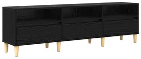 vidaXL Ντουλάπι TV Μαύρη δρυς 150 x 30 x 45 εκ Επεξεργασμένο ξύλο