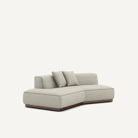 Γωνία καναπέ αριστερή από tweed ύφασμα, JACOPO