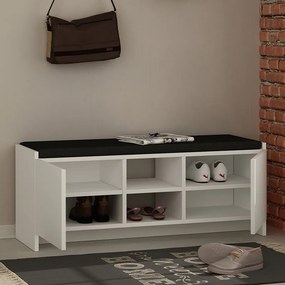 Παπουτσοθήκη Zulla Megapap χρώμα λευκό 110x37x43εκ.
