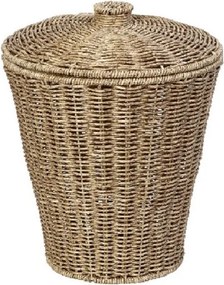 ΔΟΧΕΙΟ ΜΕ ΚΑΠΑΚΙ SYNTH. RATTAN ΜΠΕΖ 20Χ20Χ24ΕΚ