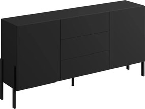 Μπουφές Plum 2D3D-Μαύρο