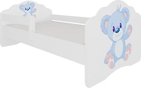 Παιδικό Κρεβάτι Leomari I-Teddy Bear-Με προστατευτικό-140 x 70
