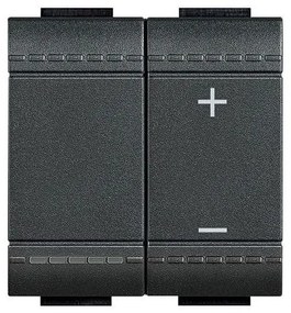 Διακόπτης Ρυθμιστή Φωτισμού Dimmer 0-10V 2 ΣΤ Γραφίτης Bticino L4410N Legrand-L4410N-Ανθρακί L4410N