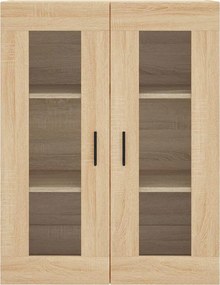 vidaXL Ντουλάπι Επιτοίχιο Sonoma Δρυς 69,5 x 34 x 90 εκ.