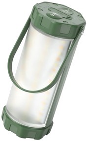 GLOCUSENT LED φανάρι GLCSNTCL001G, επαναφορτιζόμενο, έως 1200lm, IP68, πράσινο