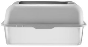 VEVOR 6 in Deep Cat Litter Box Odor-Free Litter Box with Filtering Foot Board