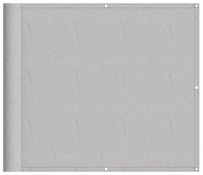 vidaXL Διαχωριστικό Βεράντας Αν. Γκρι 90x500εκ 100% Πολ. Ύφασμα Oxford