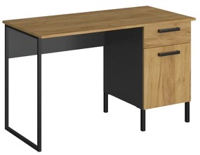 Γραφείο Santes Χρυσό Δρυς-Γραφίτης 120x60x74εκ