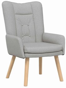 vidaXL Χαλαρωτική Πολυθρόνα Σκούρο γκρι 63 x 67 x 94 εκ. ύφασμα