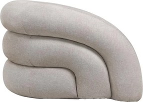 Πολυθρόνα Lexy κρεμ ύφασμα 99x88x62εκ 100x89.5x60 εκ.