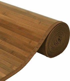 vidaXL Χαλί Ορθογώνιο Καφέ 70 x 500 εκ. Μπαμπού