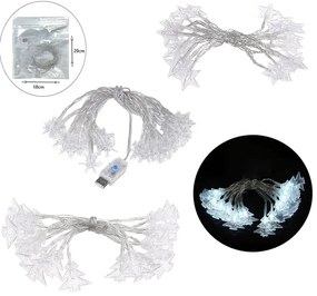 LED λαμπάκια USB ψυχρό φως 3Μ - LED USB color light strip cold light
