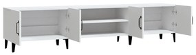 vidaXL Έπιπλο Τηλεόρασης Λευκό 180 x 31,5 x 40 εκ. Επεξεργασμένο Ξύλο