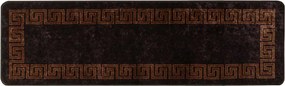 vidaXL Χαλί Runner MARSA Μαύρο 50 x 150 cm Πολυέστερ και PVC