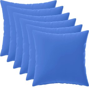 vidaXL Κάλυμμα Μαξιλαριού 6 pcs HEERLEN Βασιλικό Μπλε 45 x 45 cm