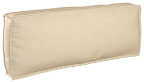 vidaXL Σετ Μαξιλαριών Πάγου 2 pcs Μπεζ Ύφασμα Όξφορντ