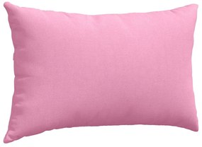 vidaXL Μαξιλάρι Καναπέ 2 pcs Ροζ 50 x 30 cm ύφασμα