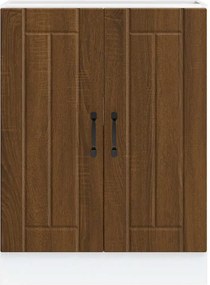 vidaXL Ντουλάπι βάσης νεροχύτη "Lucca" Καφέ δρυς ξύλινο