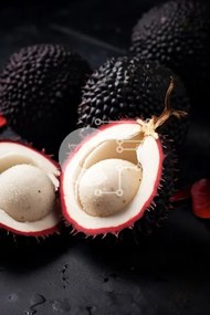 Intra Συλλεκτικό Ξύλινο Παζλ Plywood  4mm - Ώριμα Jackfruits στην οθόνη Σε Ξύλινο Κουτί - Διαστάσεις: 10x10 cm – 25 κομμάτια
