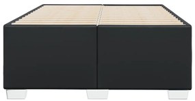 vidaXL Πλαίσιο Κρεβατιού Μαύρο 120 x 200 εκ. από Συνθετικό Δέρμα
