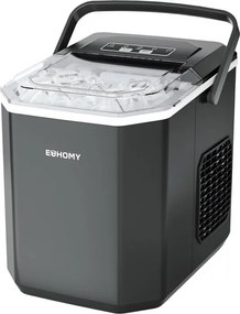 Euhomy IM011 Παγομηχανή, 1,2 L, 12 kg (Μαύρο)