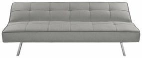 Καναπές κρεβάτι Mesa 181, Αριθμός θέσεων: 3, Ανοιχτό γκρι, 74x175x83cm, 26 kg, Πόδια: Μέταλλο | Epipla1.gr