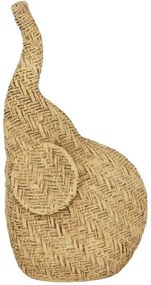Διακοσμητικός Ελέφαντας Eleph 034161 12,5x10x24cm Natural Πολυρεσίνη
