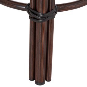 ΣΚΑΜΠΟ ΑΛΟΥΜΙΝΙΟΥ CHINO HM6285.01 BAMBOO LOOK ΚΑΦΕ-TEXTILENE ΚΑΦΕ Φ36x46Υεκ. (1 Τεμμάχια)