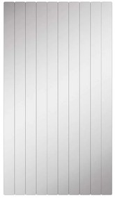 Καθρέπτης Τοίχου Stripe Unbreakable (Σετ 10Τμχ) 782MRL1177 5x100cm Silver Hanah Home Mdf,Acrylic