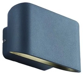 Απλίκα Φωτιστικό Τοίχου LED 11W IP54 3000K Σκούρο Γκρι E274 Zambelis-E274-Ανθρακί E274