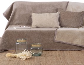 Ριχτάρι Τετραθέσιου Καναπέ 2 Όψεων (180x350) Nef-Nef Homeware Tanger Beige/Ecru