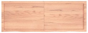 vidaXL Πάγκος Μπάνιου Αν. Καφέ 140x50x(2-6) εκ. Επεξεργ. Μασίφ Ξύλο