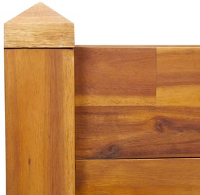 vidaXL Ζαρντινιέρα Υπερυψωμένη 60 x 60 x 44 εκ. από Μασίφ Ξύλο Ακακίας