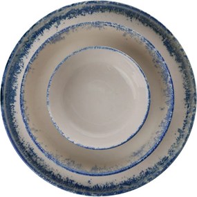Dinner Set (24 Pieces) Roundy - Blue White
Blue