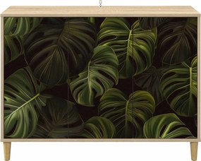 vidaXL Πλαϊνό γραφείο ELBURG Sonoma 102 x 33 x 75 εκ.