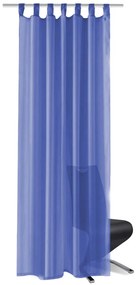 vidaXL Κουρτίνες Βουάλ 2 τεμ. Μπλε Ρουά 140 x 225 εκ.